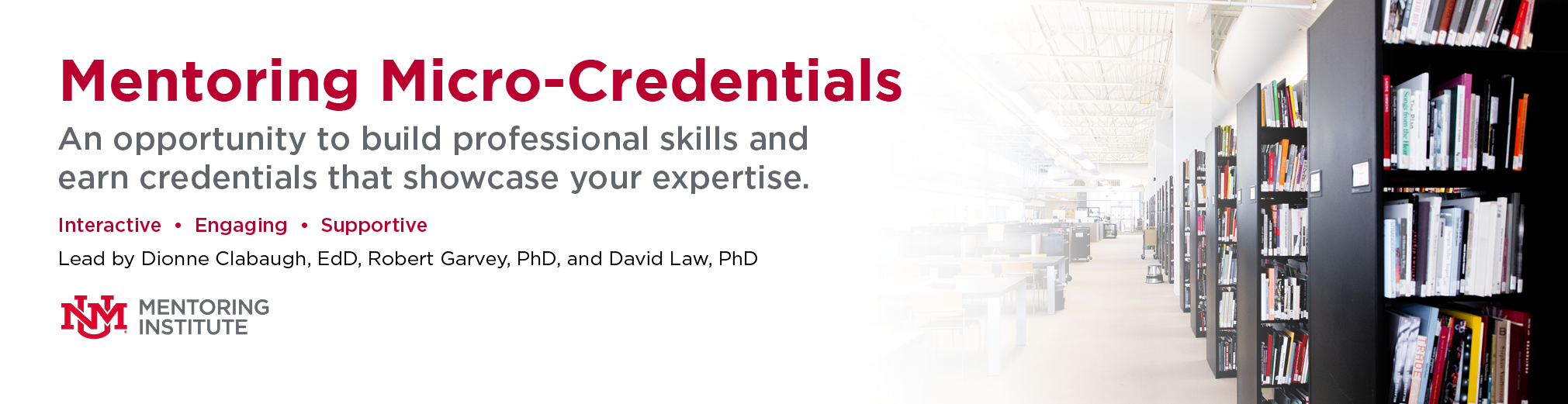 Mentoring Micro-Credentials Banner
